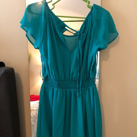 Teal dress - Picture 3 of 3